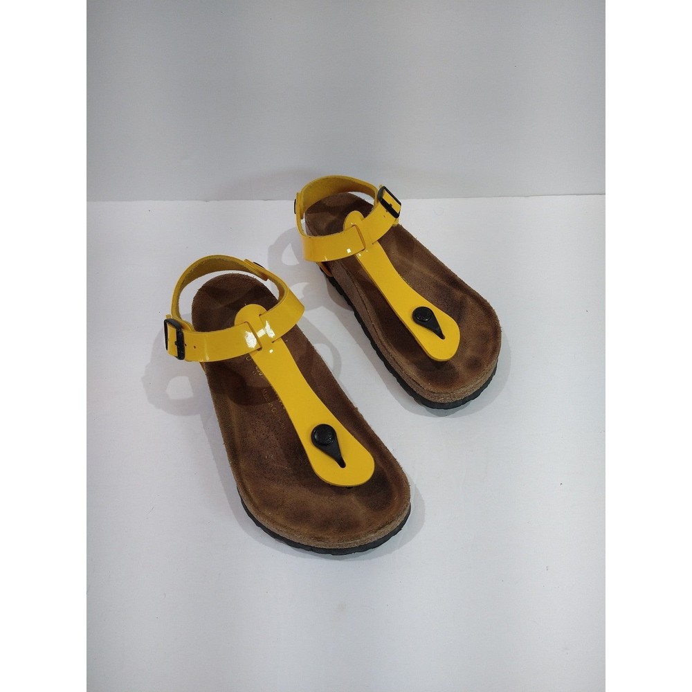 Birkenstocks Gizeh Yellow Thong Sandal Flip Flop 36 230 L5 US Size 6